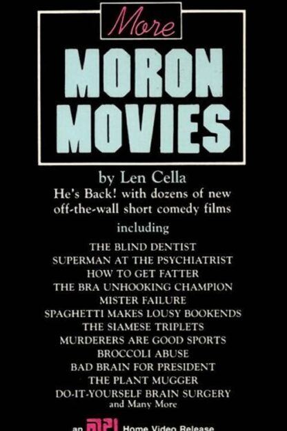 More Moron Movies (1986) DVD