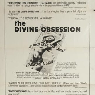 The Divine Obsession (1976) DVD