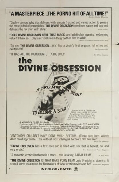 The Divine Obsession (1976) DVD