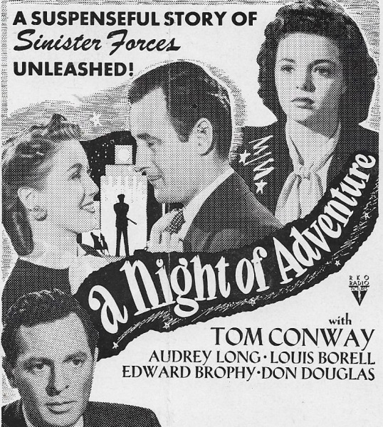 A Night of Adventure (1944) starring Tom Conway on DVD on DVD