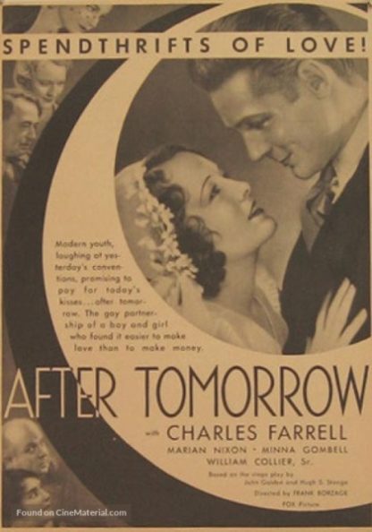 After Tomorrow (1932) starring Charles Farrell on DVD on DVD