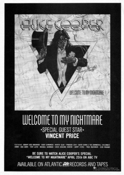 Alice Cooper: The Nightmare (1975) starring Alice Cooper on DVD on DVD