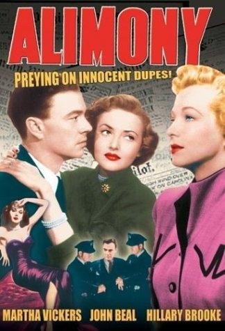 Alimony (1949) starring Martha Vickers on DVD on DVD