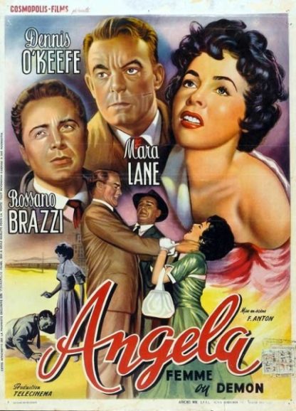 Angela (1954) starring Dennis O'Keefe on DVD on DVD