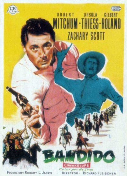 Bandido! (1956) starring Robert Mitchum on DVD on DVD