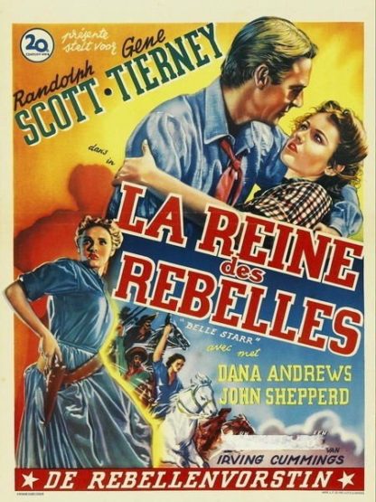 Belle Starr (1941) starring Randolph Scott on DVD on DVD