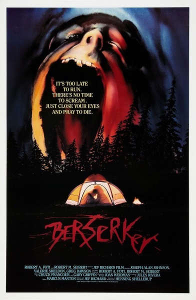 Berserker (1987) starring Joseph Alan Johnson on DVD on DVD