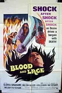 Blood and Lace (1971) starring Gloria Grahame on DVD on DVD