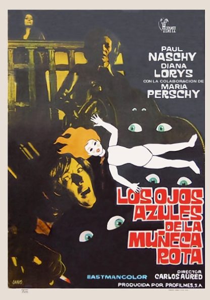 Blue Eyes of the Broken Doll (1974) with English Subtitles on DVD