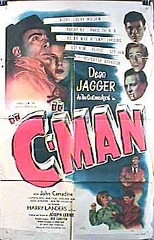 'C'-Man (1949) starring Dean Jagger on DVD on DVD