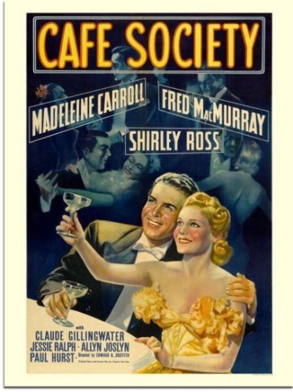 Cafe Society (1939) starring Madeleine Carroll on DVD on DVD