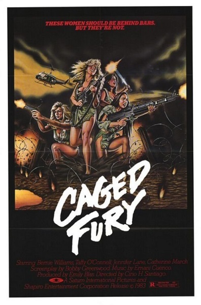 Caged Fury (1983) starring Bernadette Williams on DVD on DVD