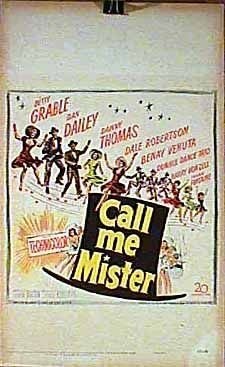 Call Me Mister (1951) starring Betty Grable on DVD on DVD