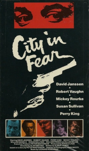 City in Fear (1980) starring David Janssen on DVD on DVD