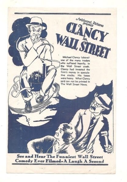 Clancy in Wall Street (1930) starring Charles Murray on DVD on DVD