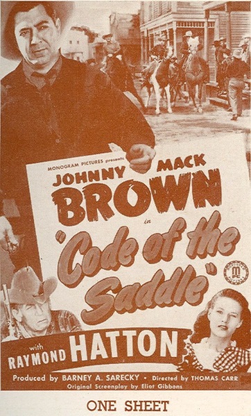Code of the Saddle (1947) starring Johnny Mack Brown on DVD on DVD
