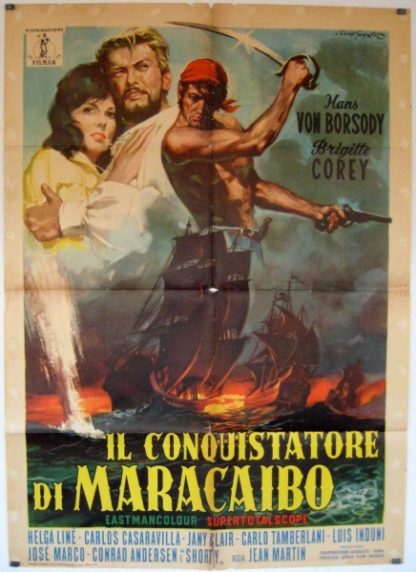Conqueror of Maracaibo (1961) with English Subtitles on DVD on DVD