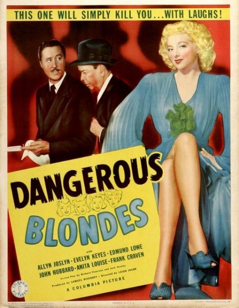 Dangerous Blondes (1943) starring Allyn Joslyn on DVD on DVD