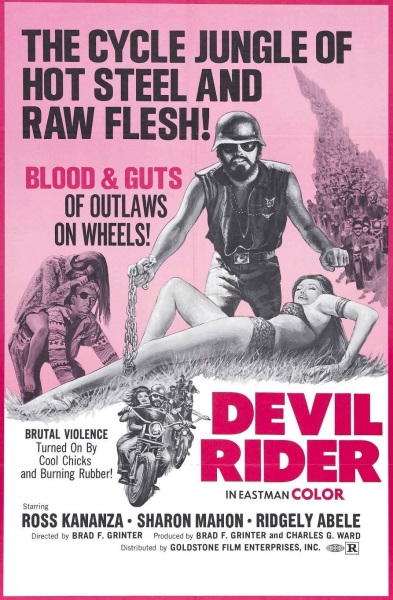 Devil Rider! (1970) starring Sharon Mahon on DVD on DVD