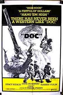 'Doc' (1971) starring Stacy Keach on DVD on DVD