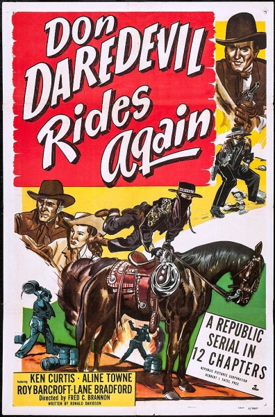 Don Daredevil Rides Again (1951) starring Ken Curtis on DVD on DVD