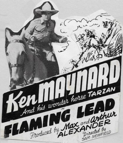 Flaming Lead (1939) starring Ken Maynard on DVD on DVD