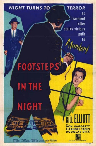 Footsteps in the Night (1957) starring Bill Elliott on DVD on DVD