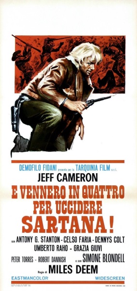 Four Came to Kill Sartana (1969) with English Subtitles on DVD on DVD