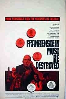 Frankenstein Must Be Destroyed (1969) starring Peter Cushing on DVD