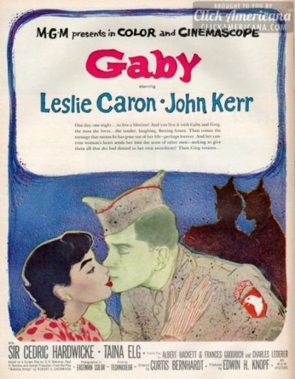 Gaby (1956) starring Leslie Caron on DVD on DVD