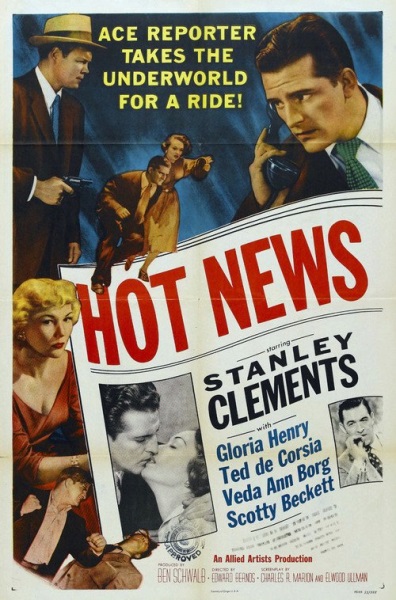 Hot News (1953) starring Stanley Clements on DVD on DVD