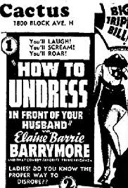 How to Undress in Front of Your Husband (1937) starring Elaine Barrie on DVD on DVD