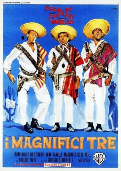 I magnifici tre (1961) with English Subtitles on DVD on DVD