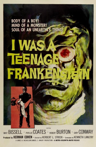 I Was a Teenage Frankenstein (1957) starring Whit Bissell on DVD on DVD