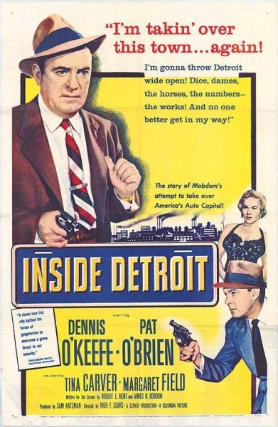 Inside Detroit (1956) starring Dennis O'Keefe on DVD on DVD