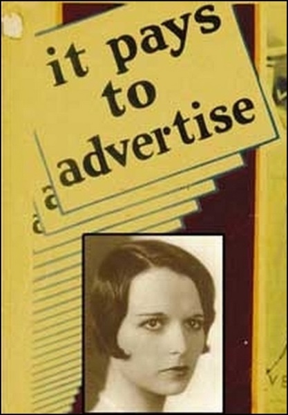 It Pays to Advertise (1931) with English Subtitles on DVD on DVD