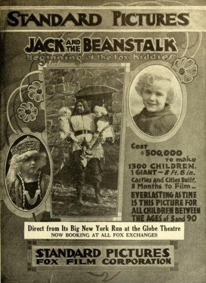 Jack and the Beanstalk (1917) with English Subtitles on DVD on DVD
