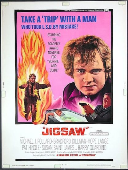 Jigsaw (1968) starring Harry Guardino on DVD