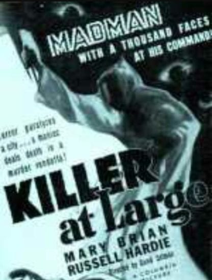 Killer at Large (1936) starring Mary Brian on DVD on DVD