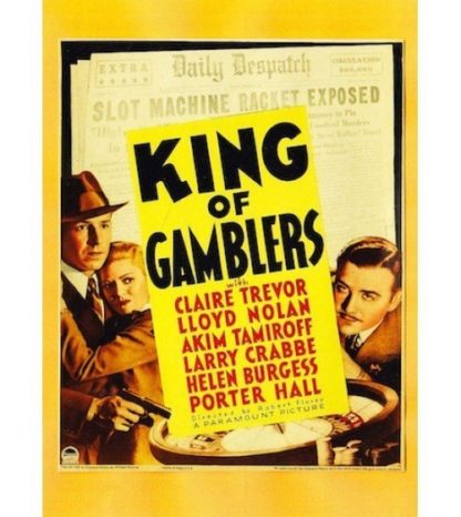 King of Gamblers (1937) starring Claire Trevor on DVD on DVD