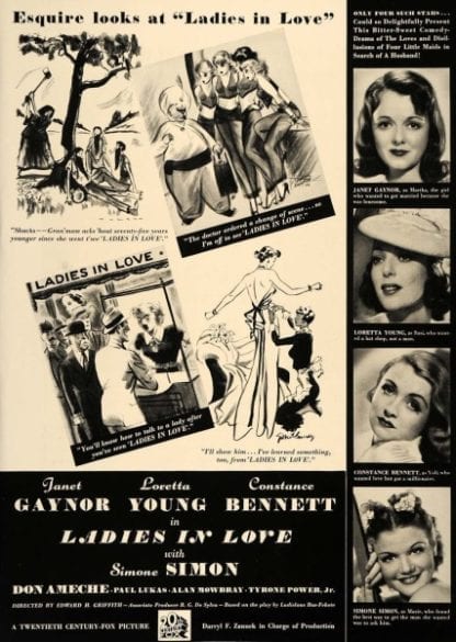 Ladies in Love (1936) starring Janet Gaynor on DVD on DVD