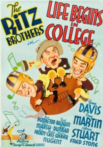Life Begins in College (1937) starring Al Ritz on DVD on DVD