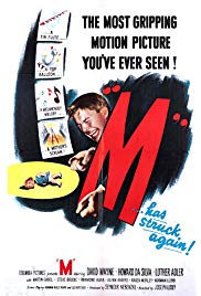 M (1951) starring David Wayne on DVD on DVD
