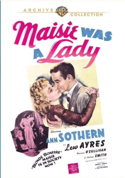 Maisie Was a Lady (1941) starring Ann Sothern on DVD on DVD