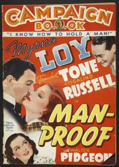 Man-Proof (1938) starring Myrna Loy on DVD on DVD