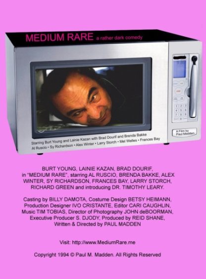 Medium Rare (1987) starring Burt Young on DVD on DVD