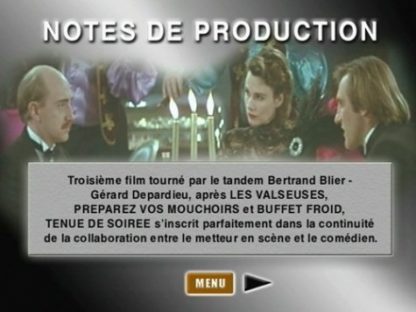 Ménage (1986) with English Subtitles on DVD on DVD