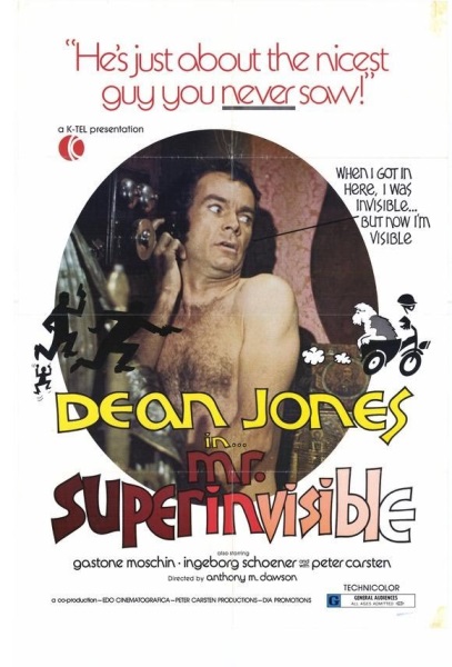 Mr. Superinvisible (1970) with English Subtitles on DVD on DVD