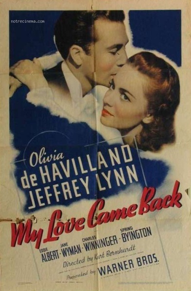 My Love Came Back (1940) starring Olivia de Havilland on DVD on DVD