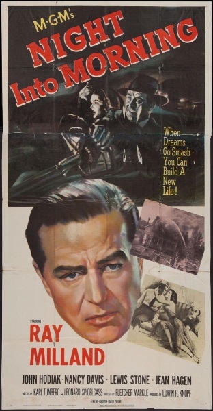 Night Into Morning (1951) starring Ray Milland on DVD on DVD